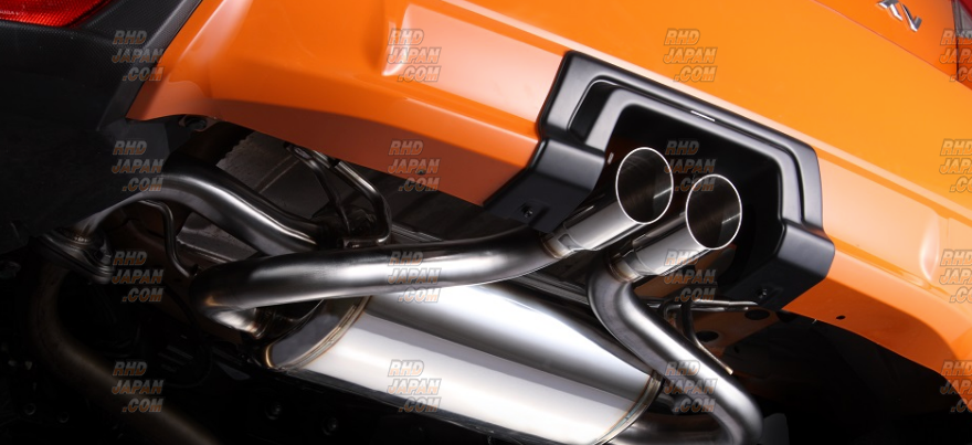 STI Stainless Steel Sports Muffler & Garnish Set - XV GT3 GT7